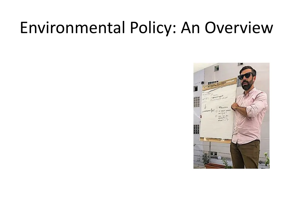 environmental policy an overview