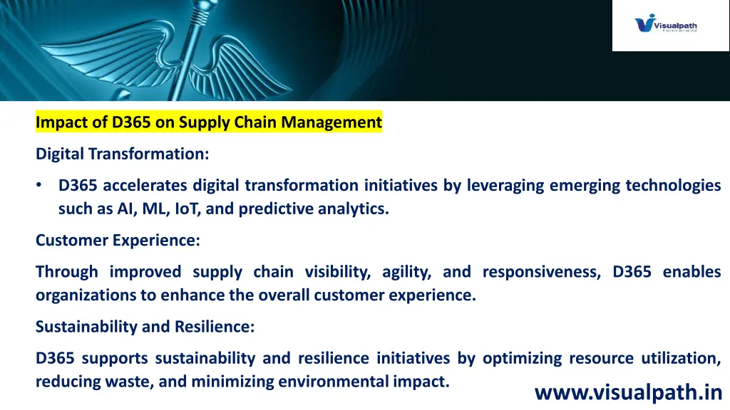 impact of d365 on supply chain management