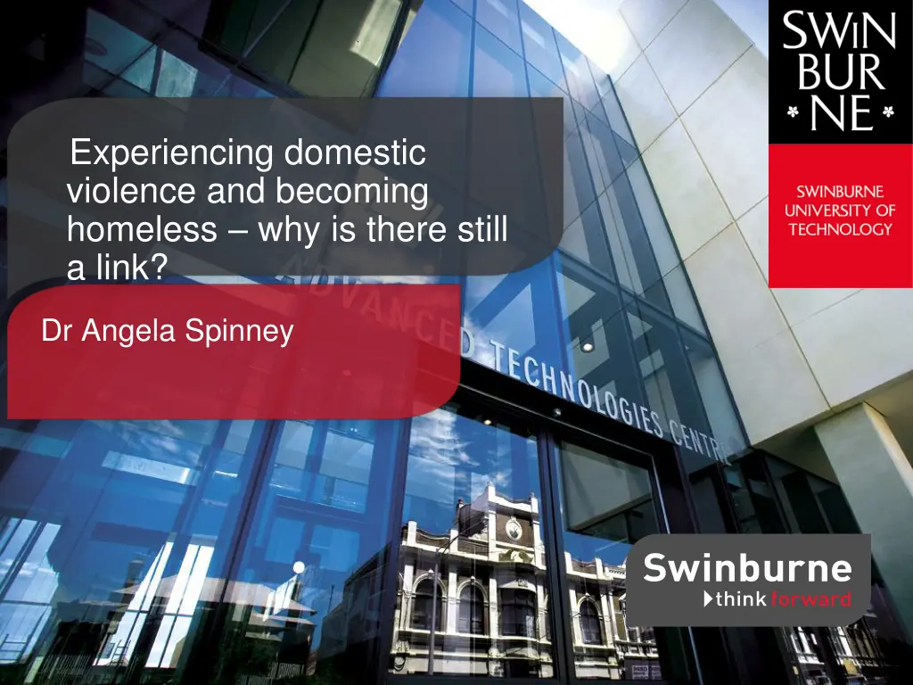 experiencing domestic violence and becoming