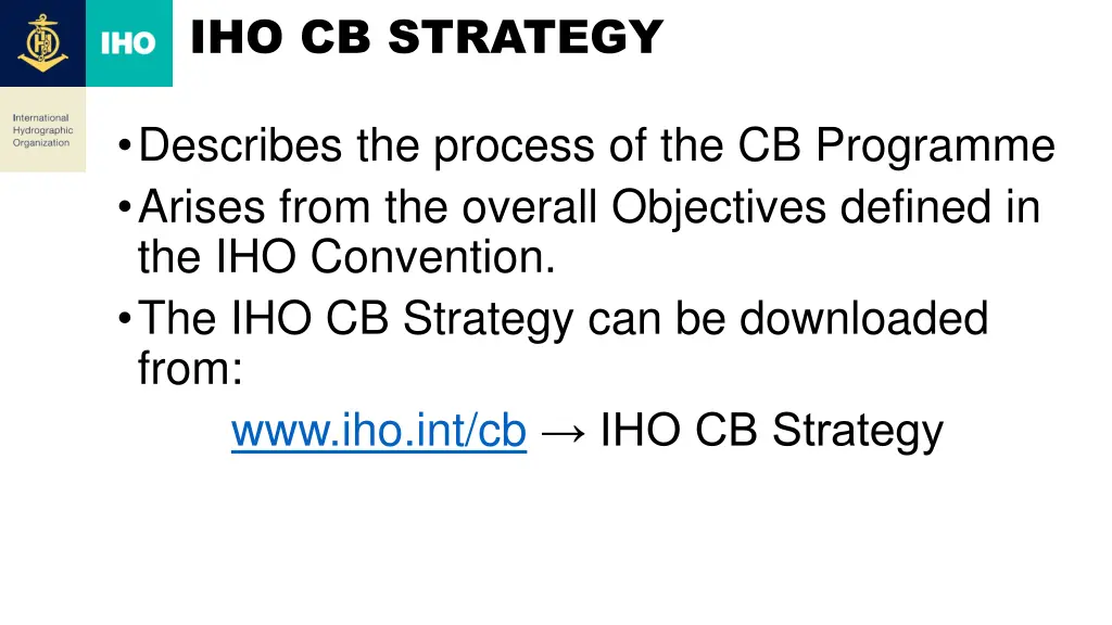 iho cb strategy 2