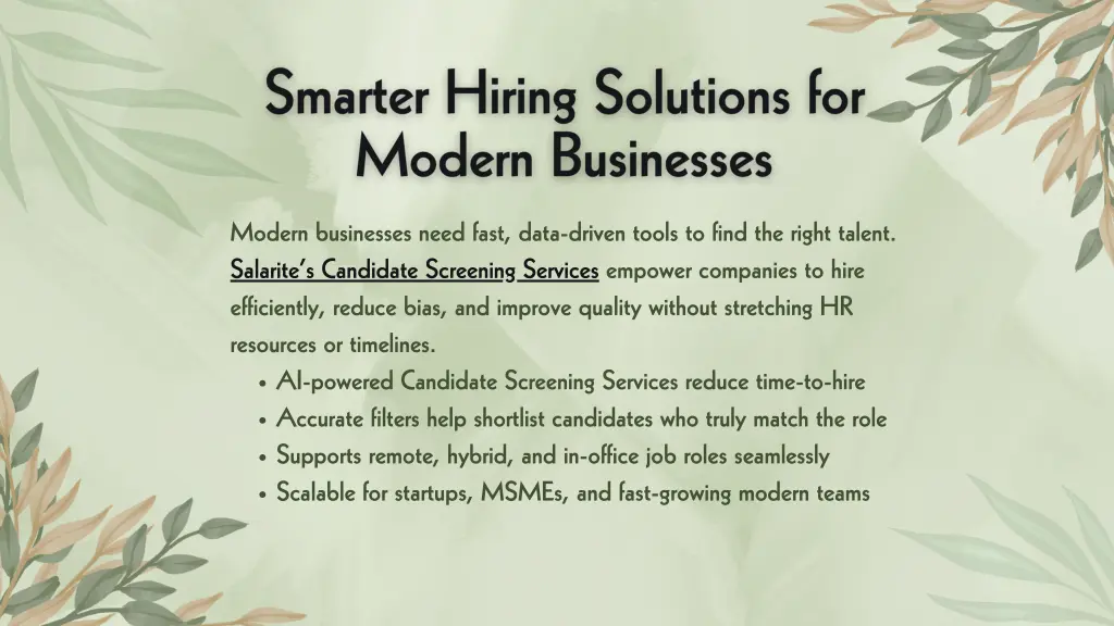 modern businesses need fast data driven tools