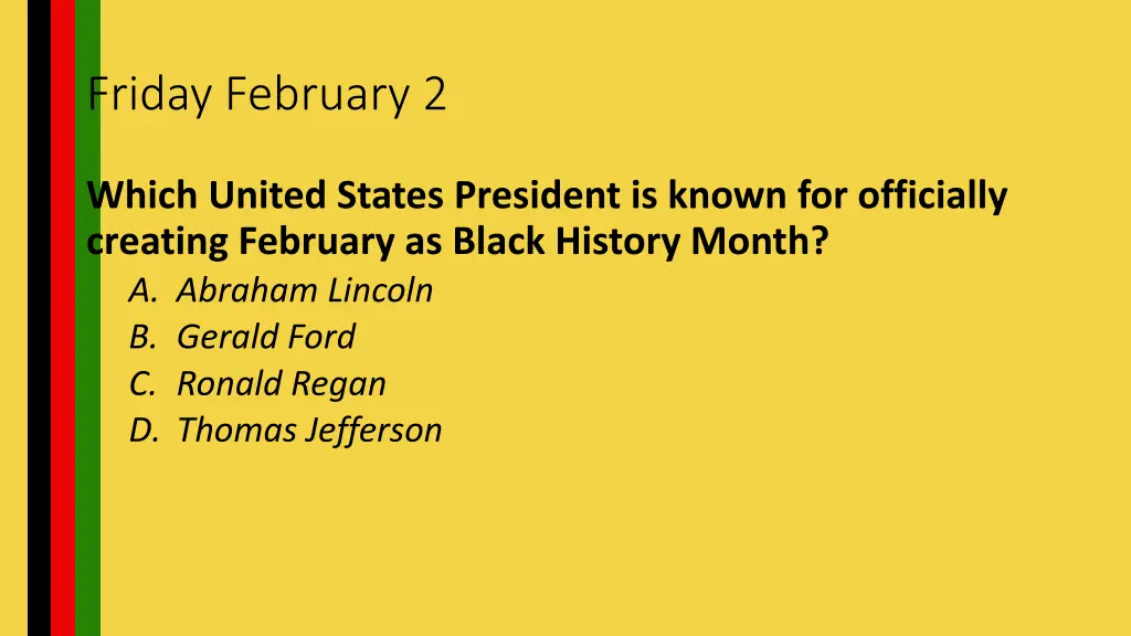 friday february 2