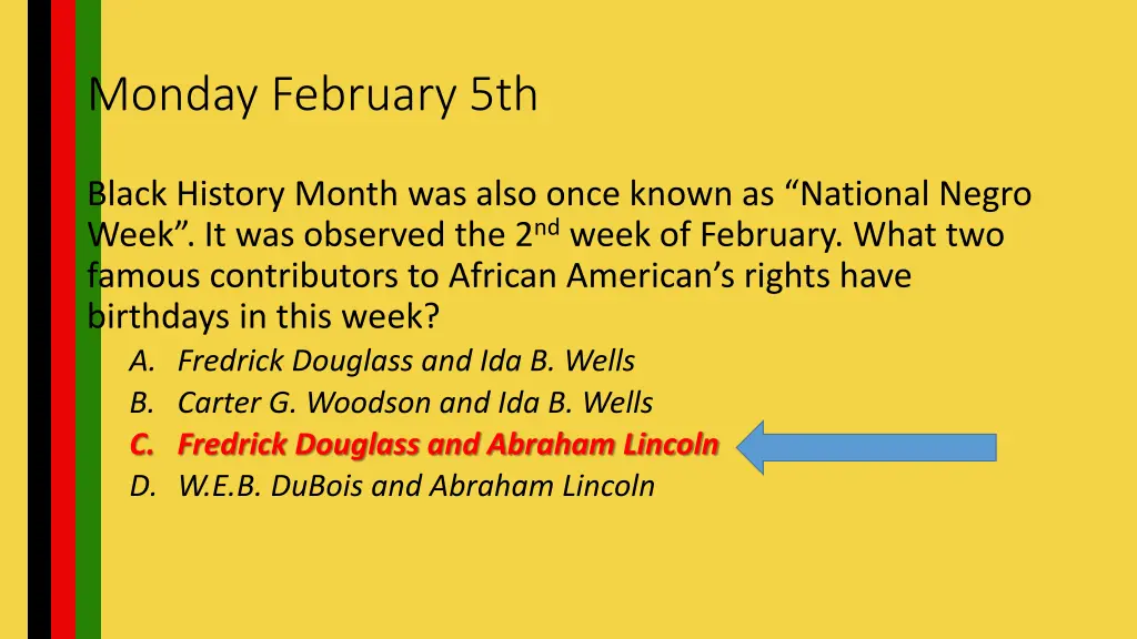 monday february 5th 1