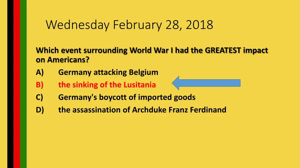 wednesday february 28 2018 1