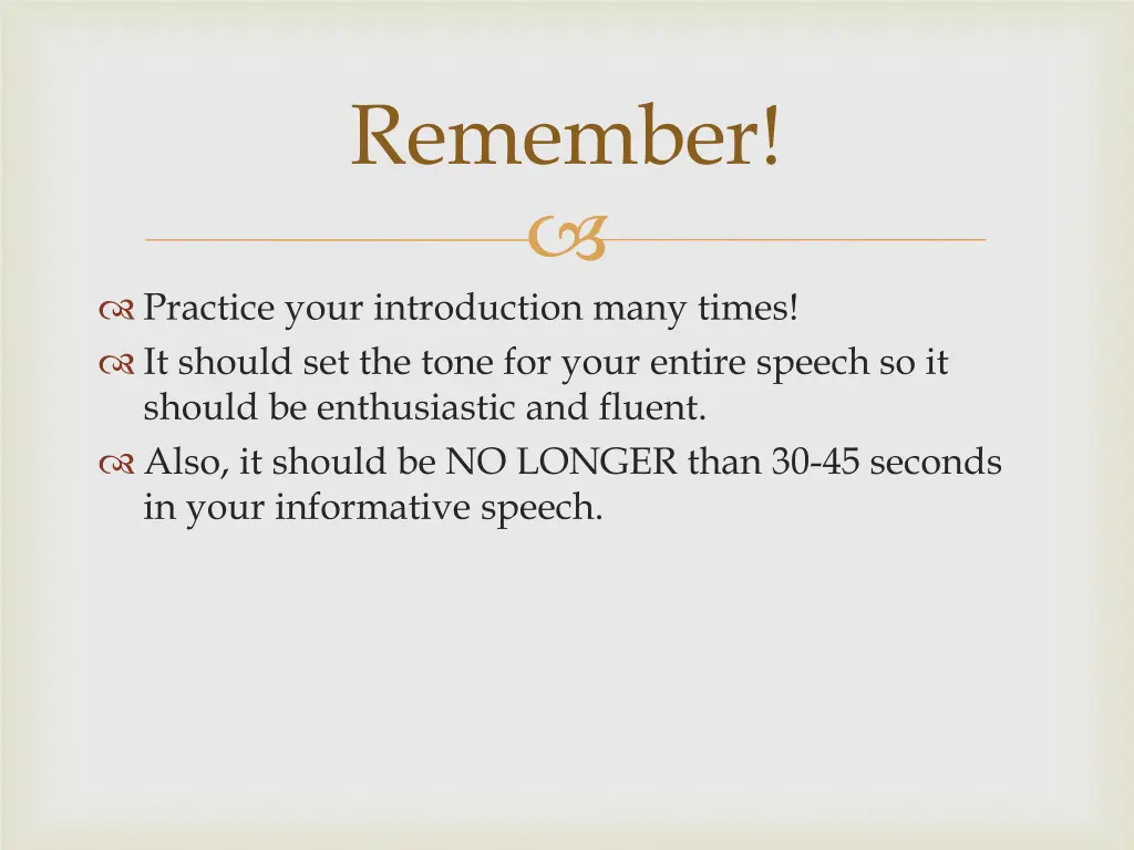 remember
