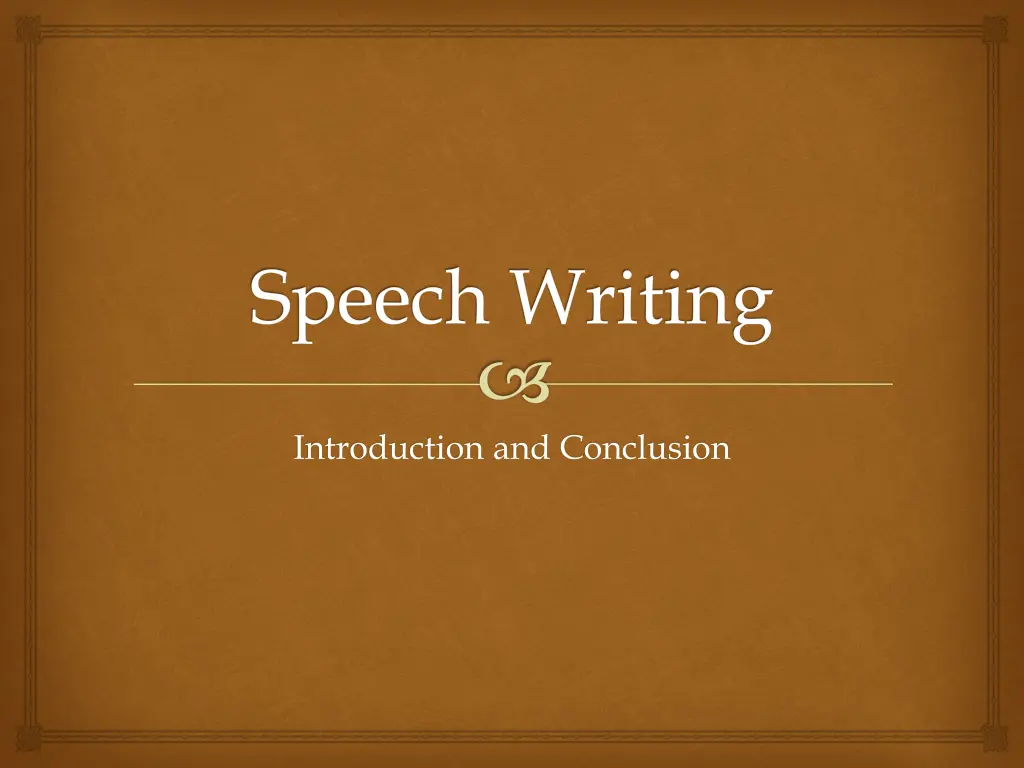 speech writing