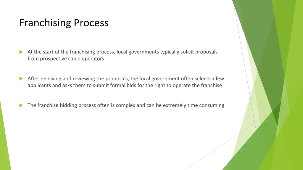 franchising process