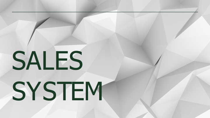 sales system