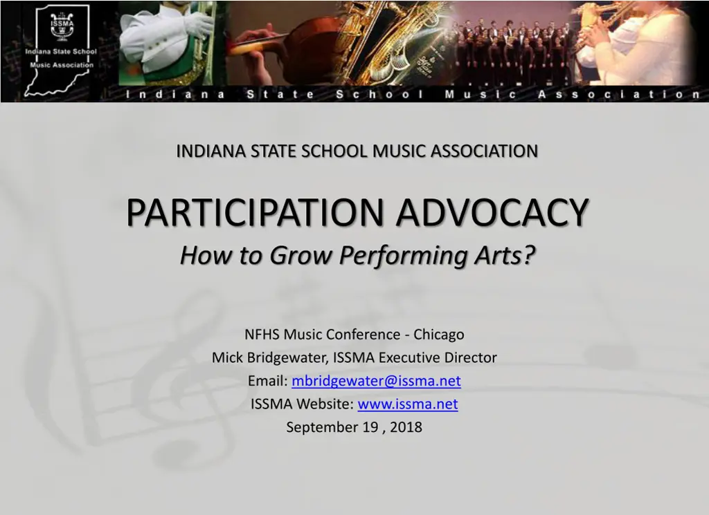 indiana state school music association