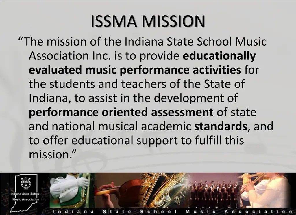 issma mission