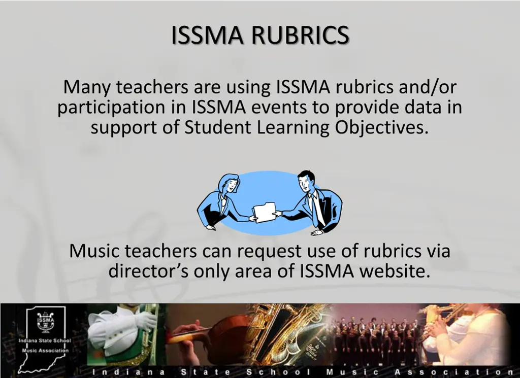 issma rubrics