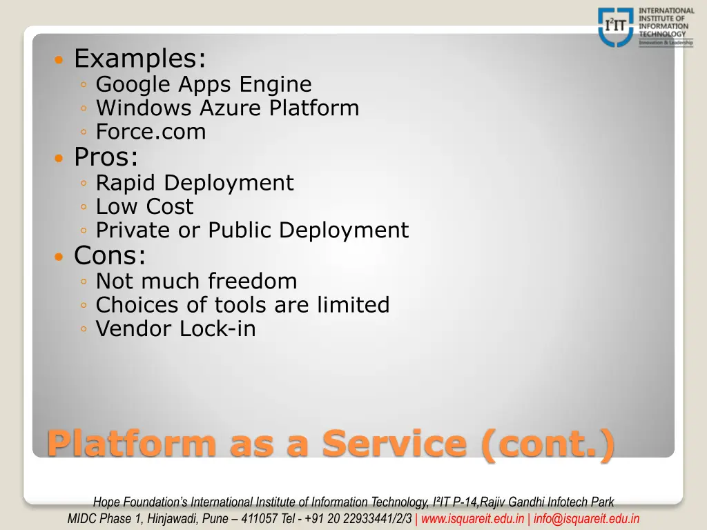 examples google apps engine windows azure