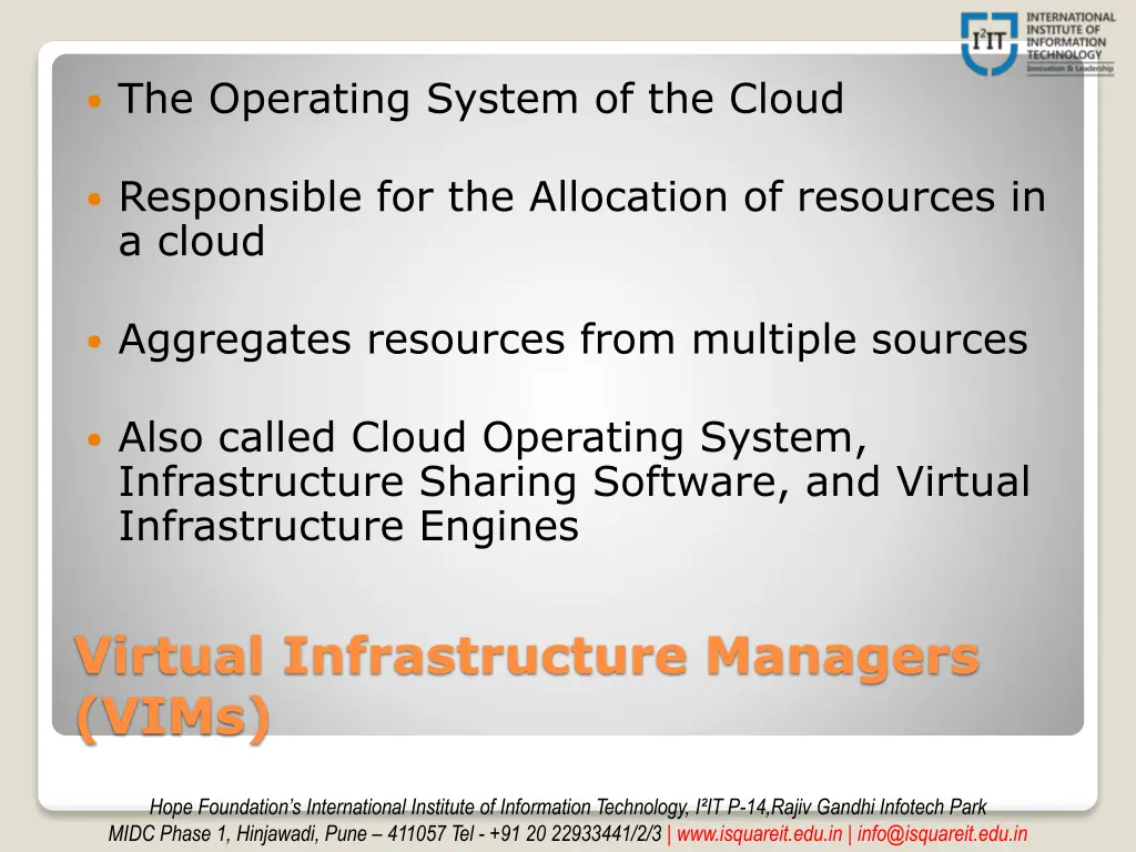 the operating system of the cloud