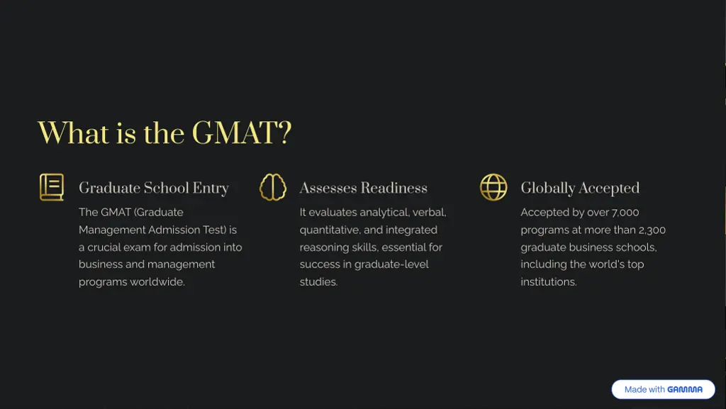 what is the gmat