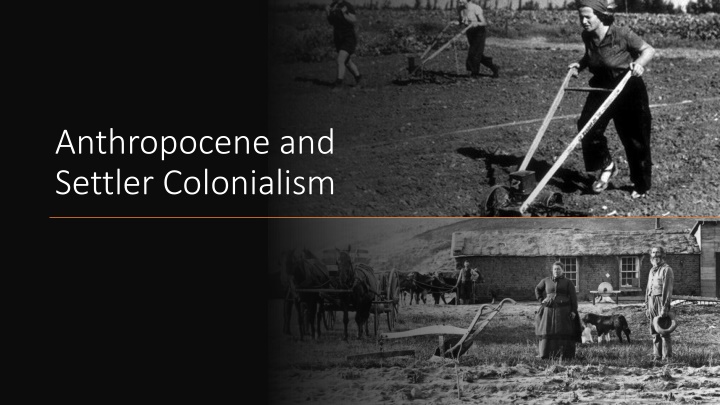 anthropocene and settler colonialism