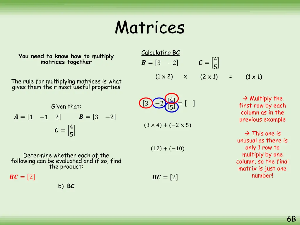 matrices 5