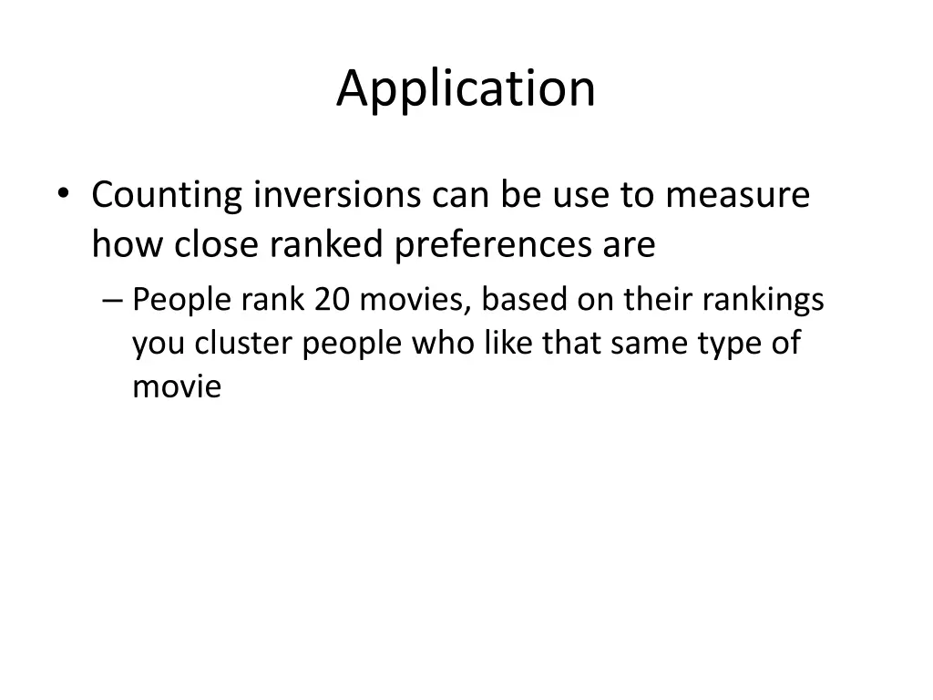 application