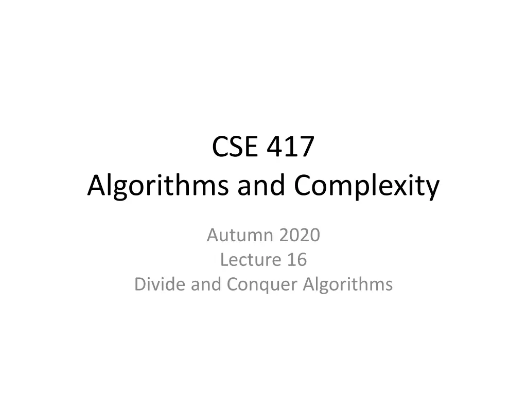 cse 417