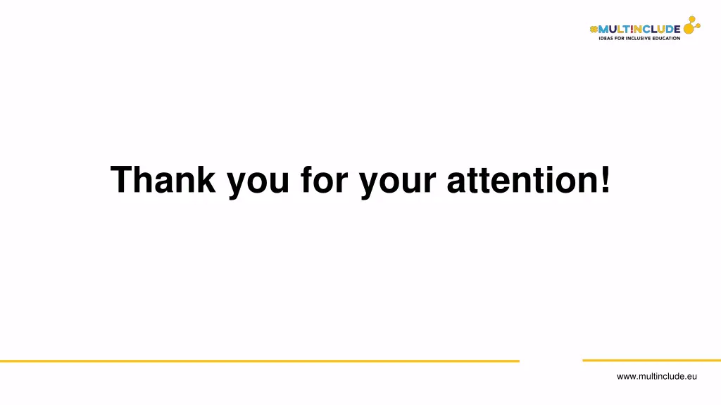 thank you for your attention
