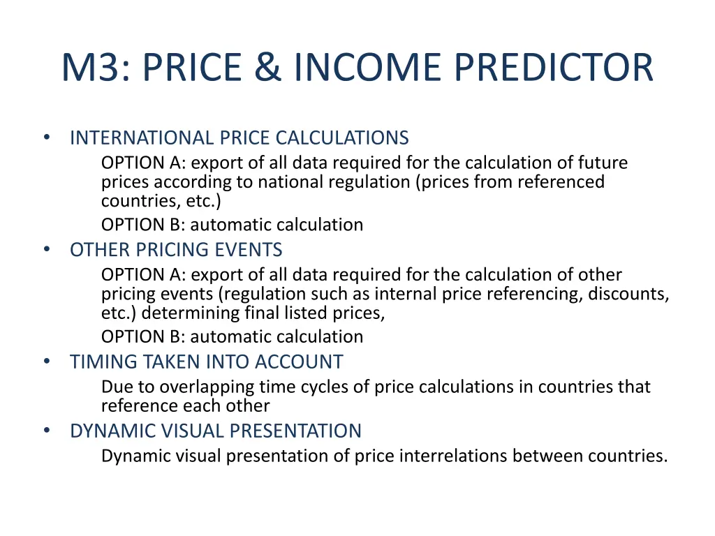 m3 price income predictor