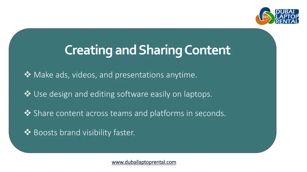creating and sharing content