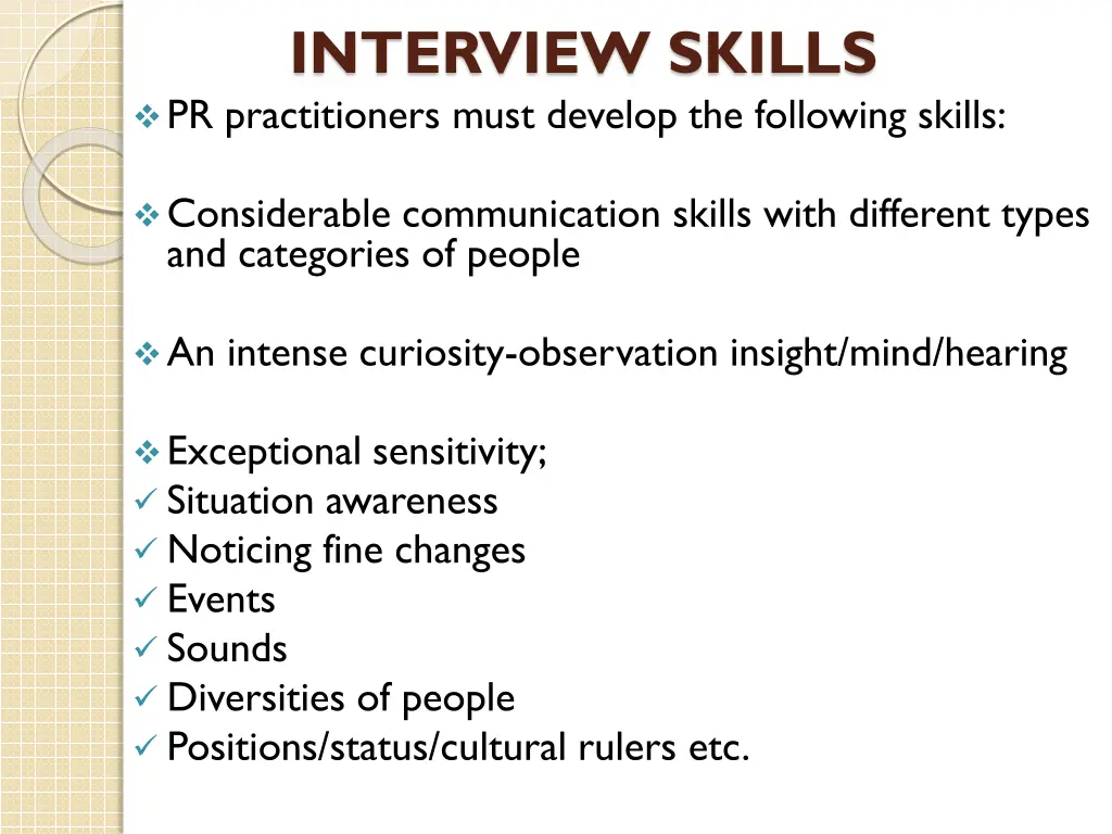 interview skills pr practitioners must develop