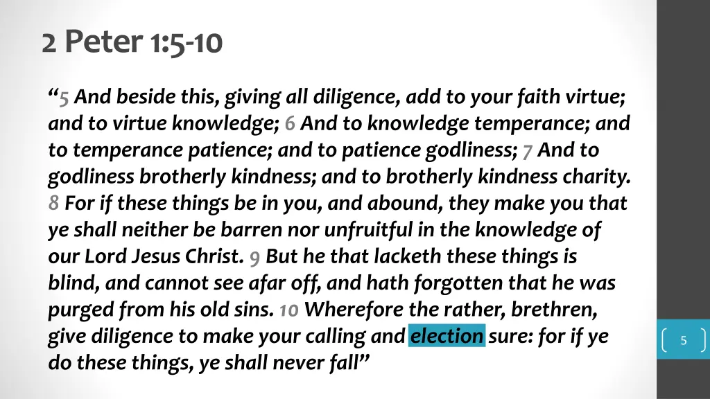 2 peter 1 5 10