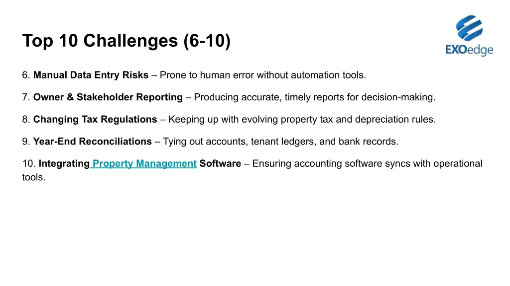 top 10 challenges 6 10
