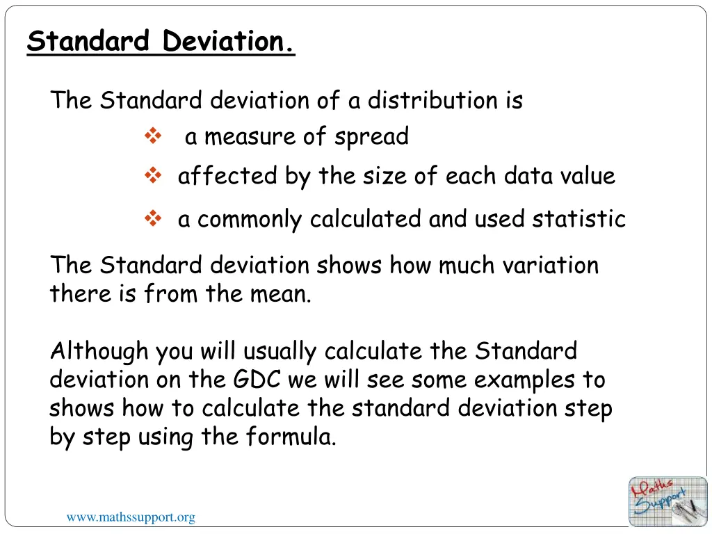 standard deviation 1