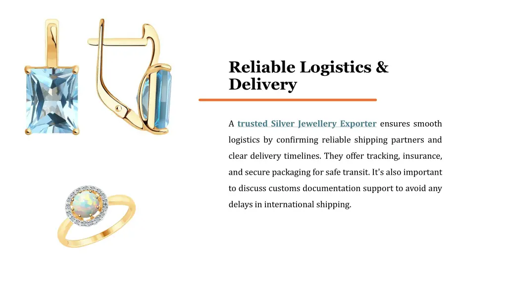 reliable logistics delivery