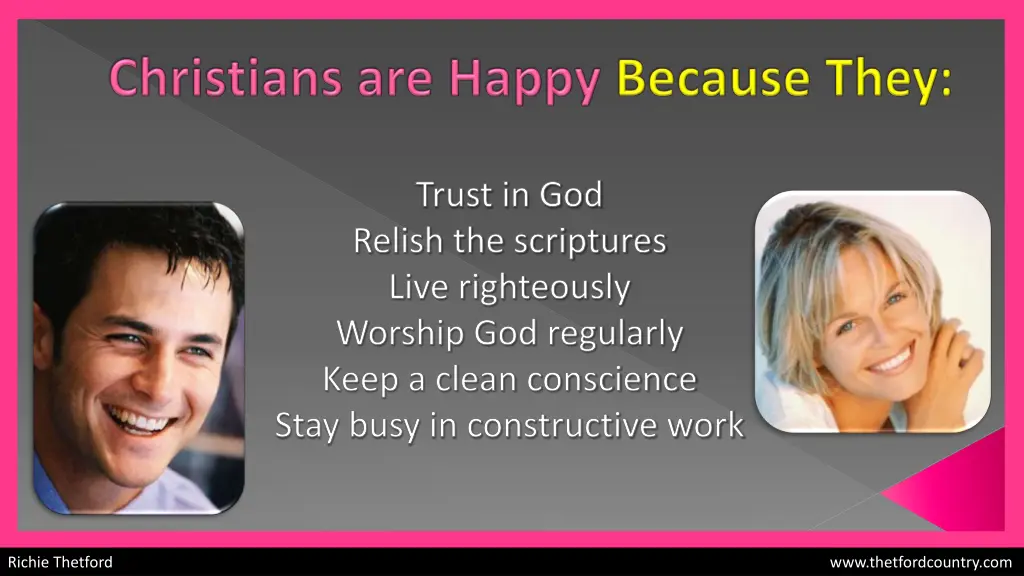 trust in god relish the scriptures live