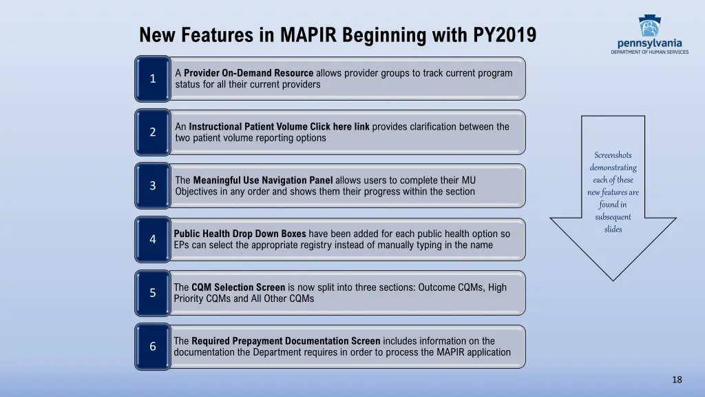 new features in mapir beginning with py2019