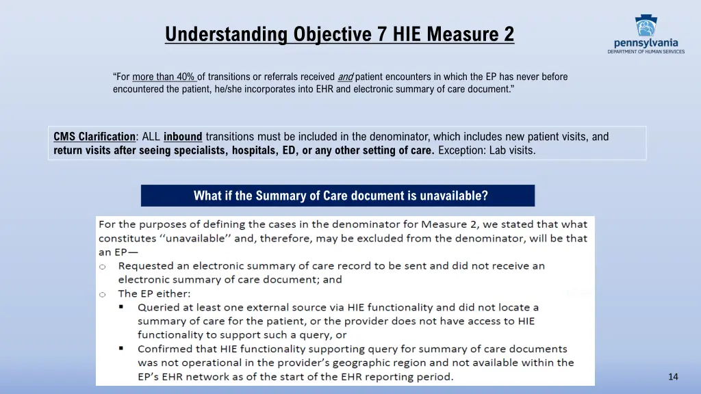 understanding objective 7 hie measure 2