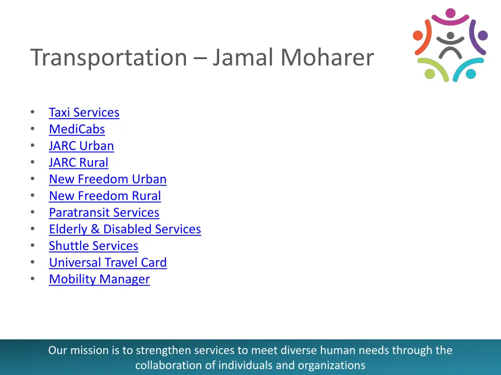transportation jamal moharer