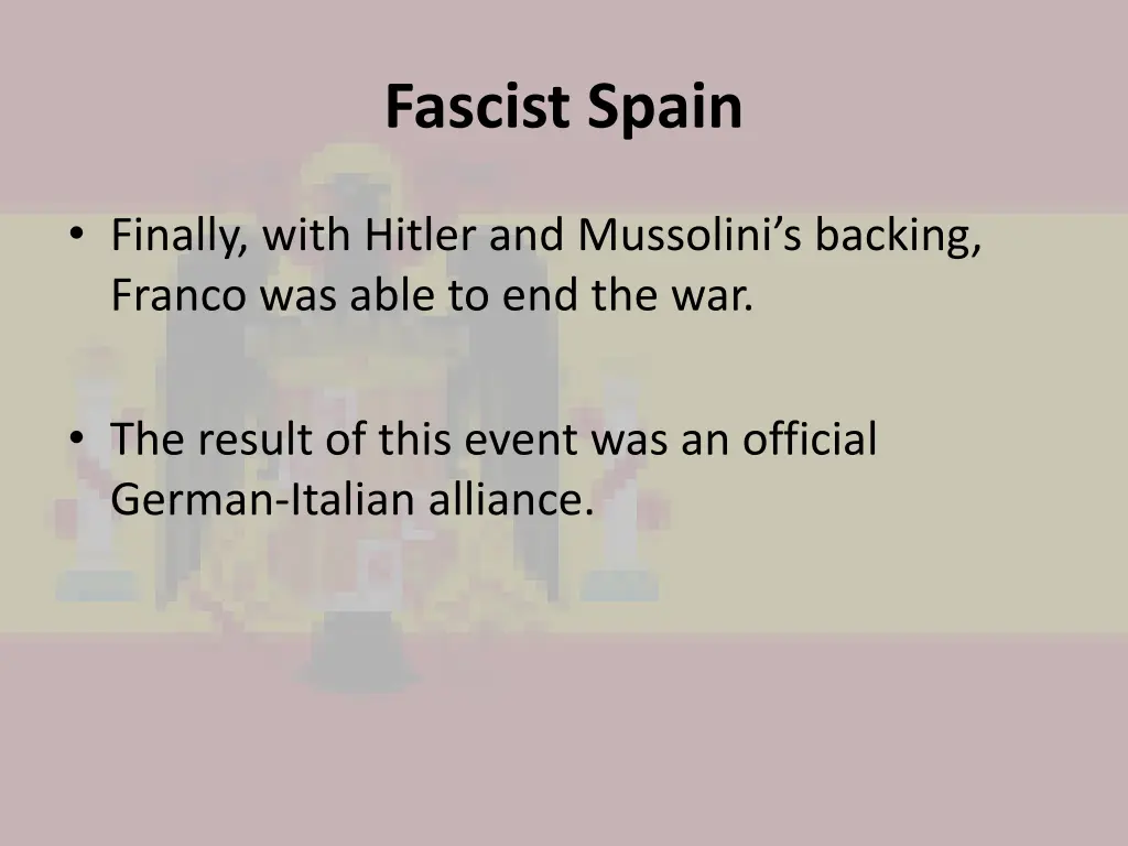 fascist spain