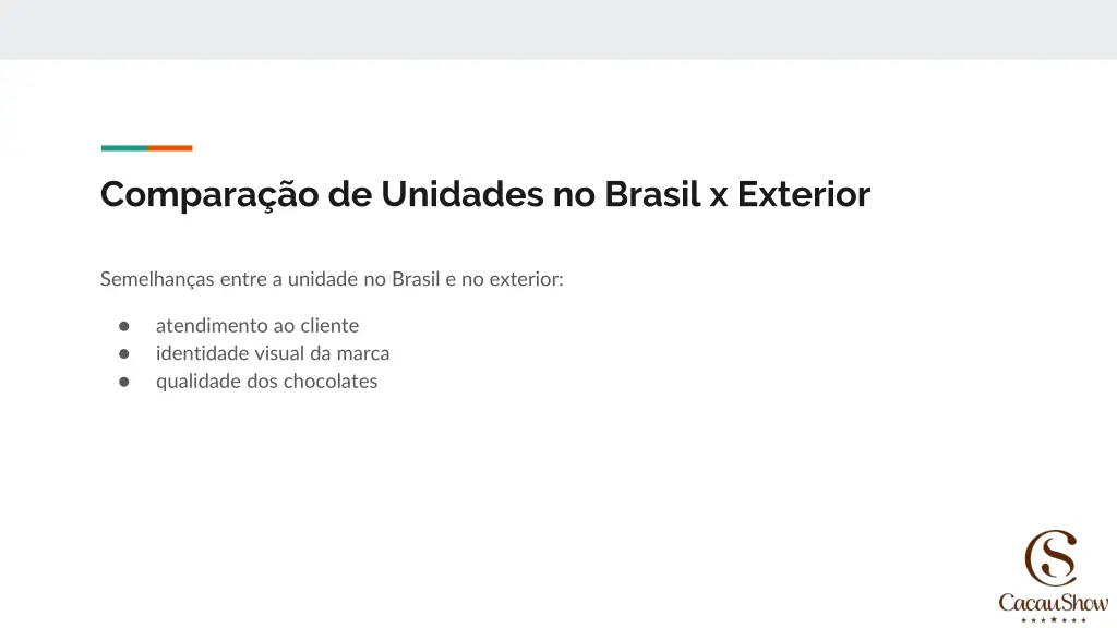 compara o de unidades no brasil x exterior 1