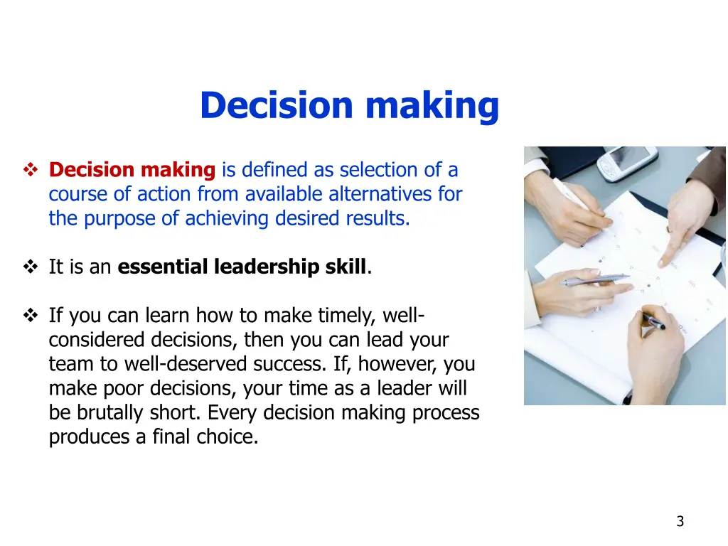 decision making