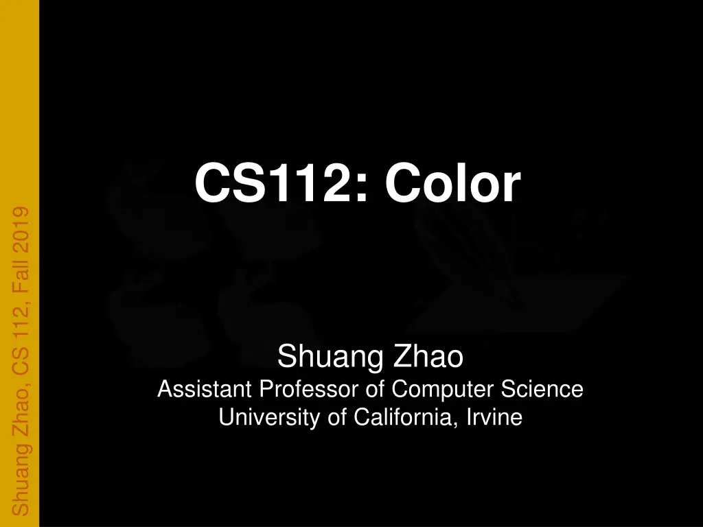 cs112 color