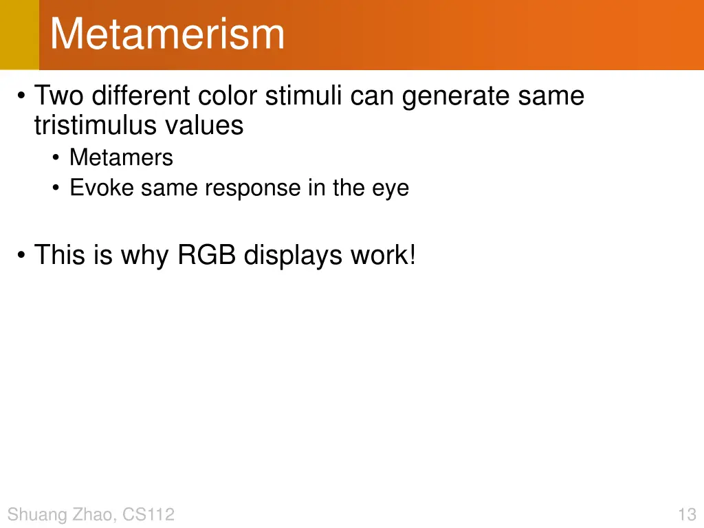 metamerism