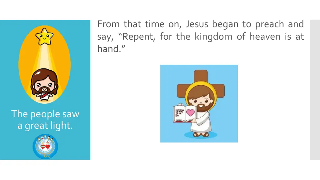 from that time on jesus began to preach