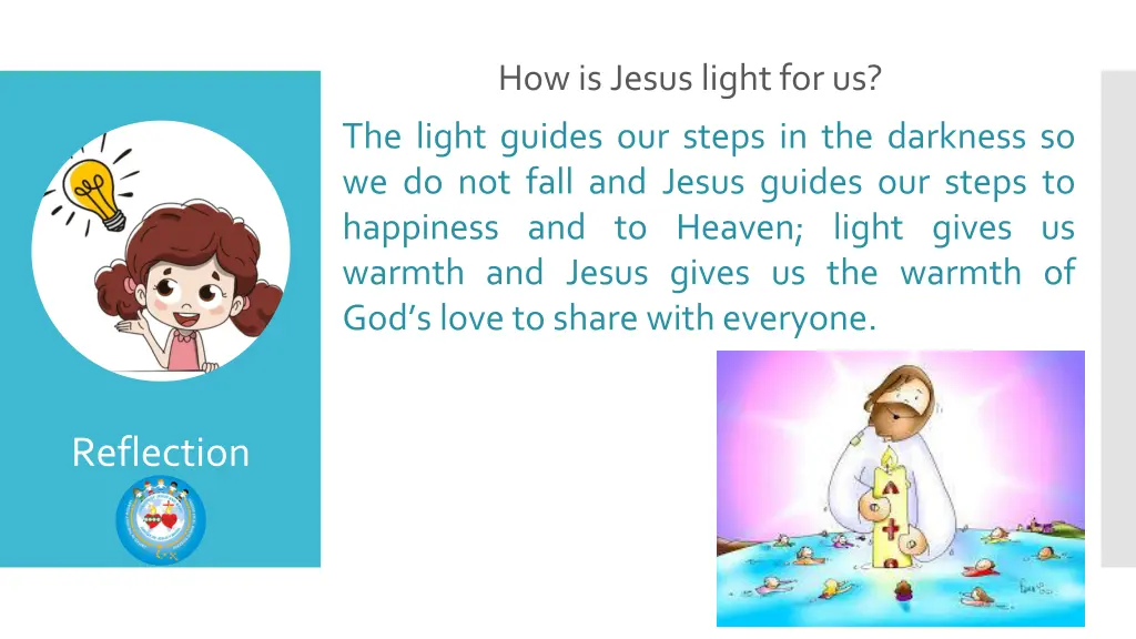 how is jesus light for us