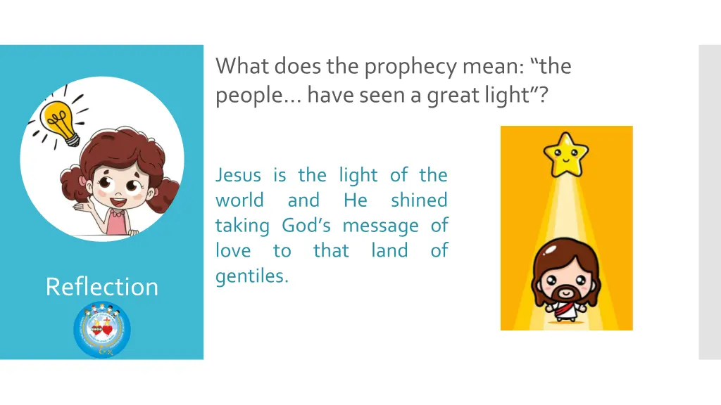 what does the prophecy mean the people have seen