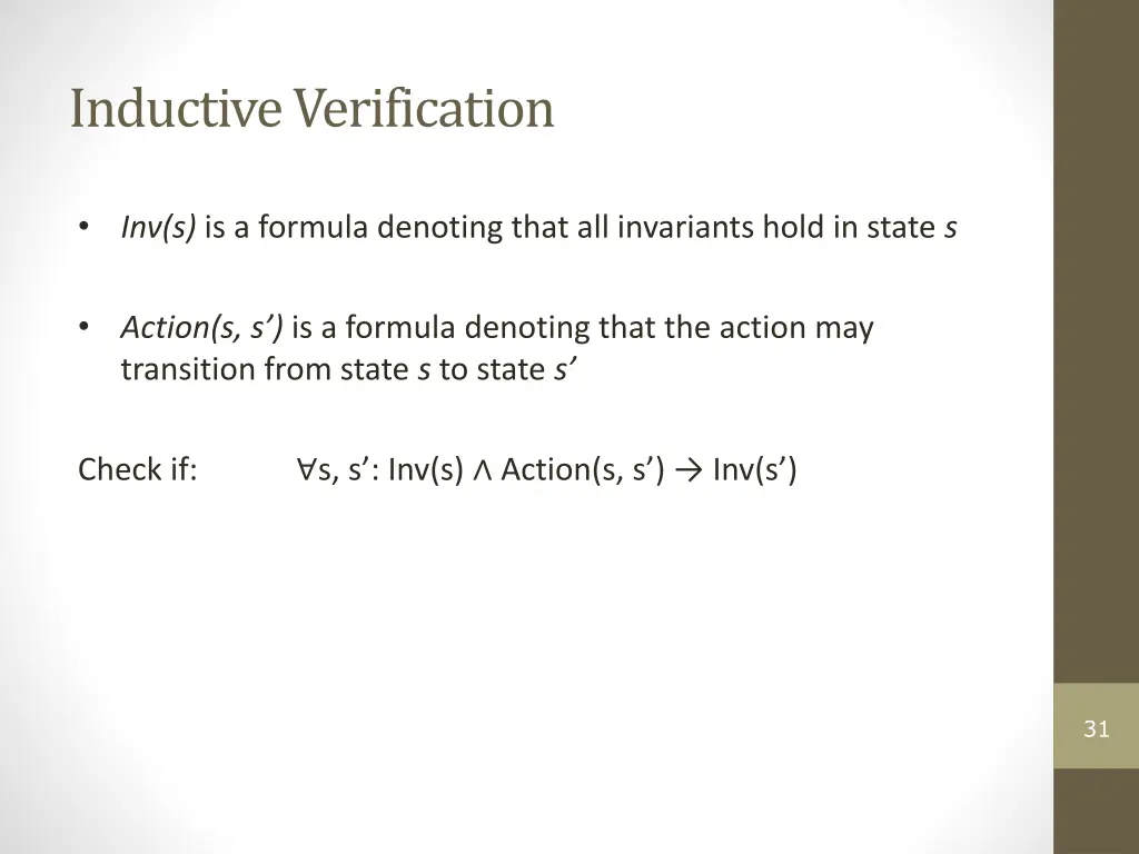 inductive verification