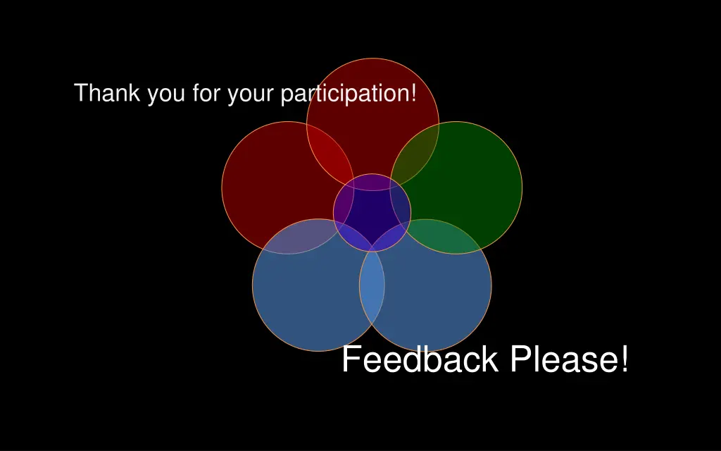 thank you for your participation