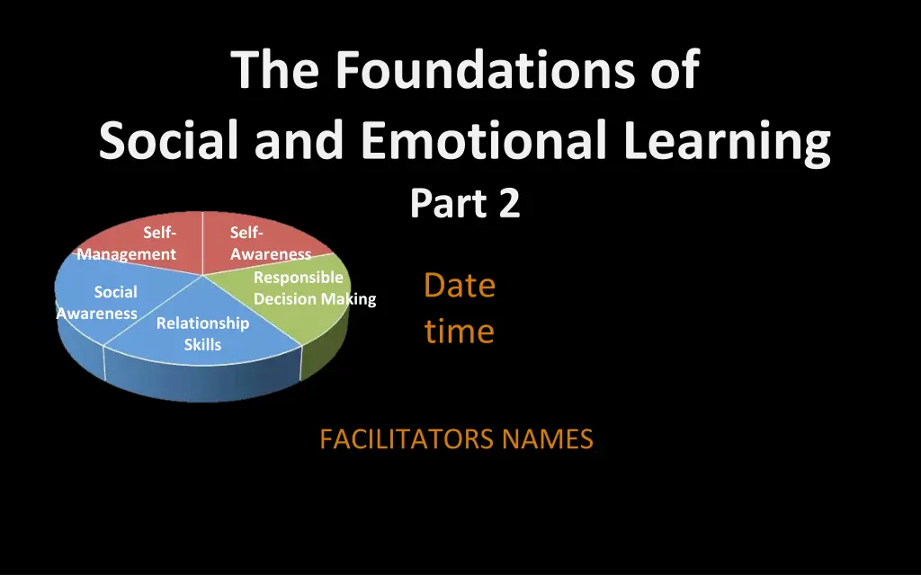 the foundations of social and emotional learning