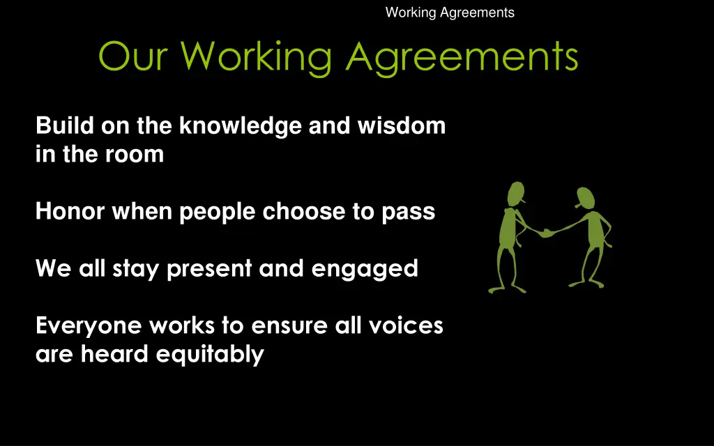 working agreements