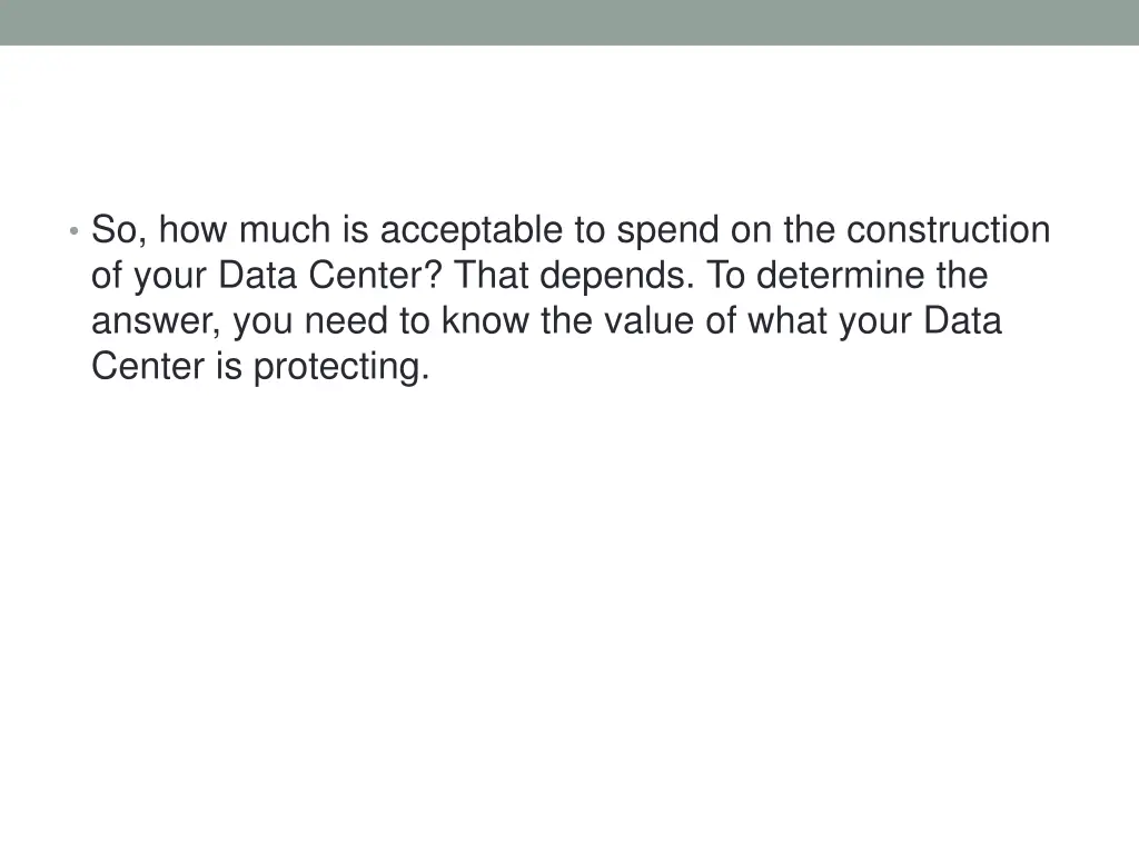 so how much is acceptable to spend