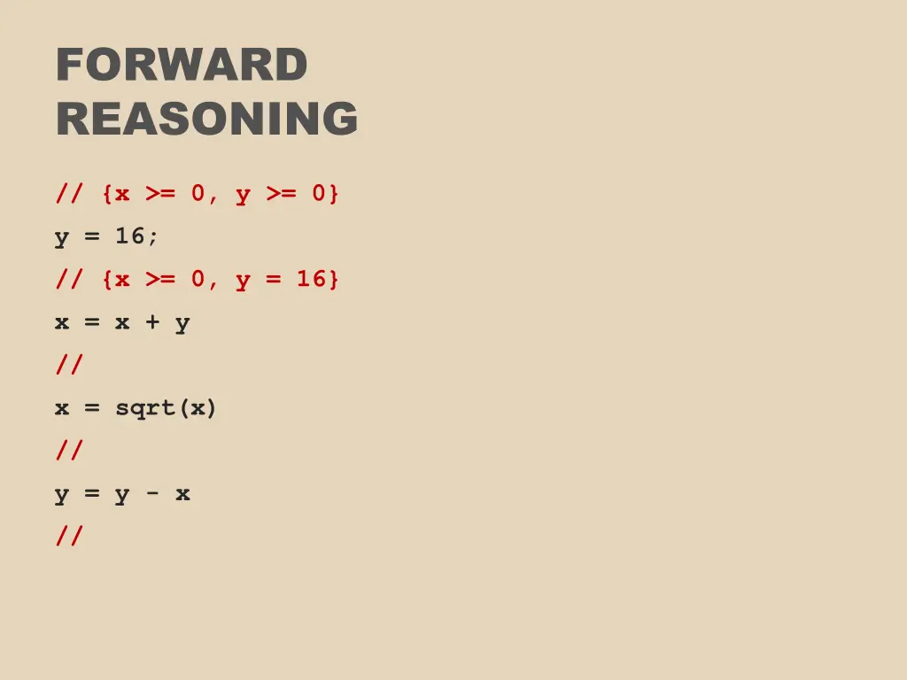 forward reasoning 2