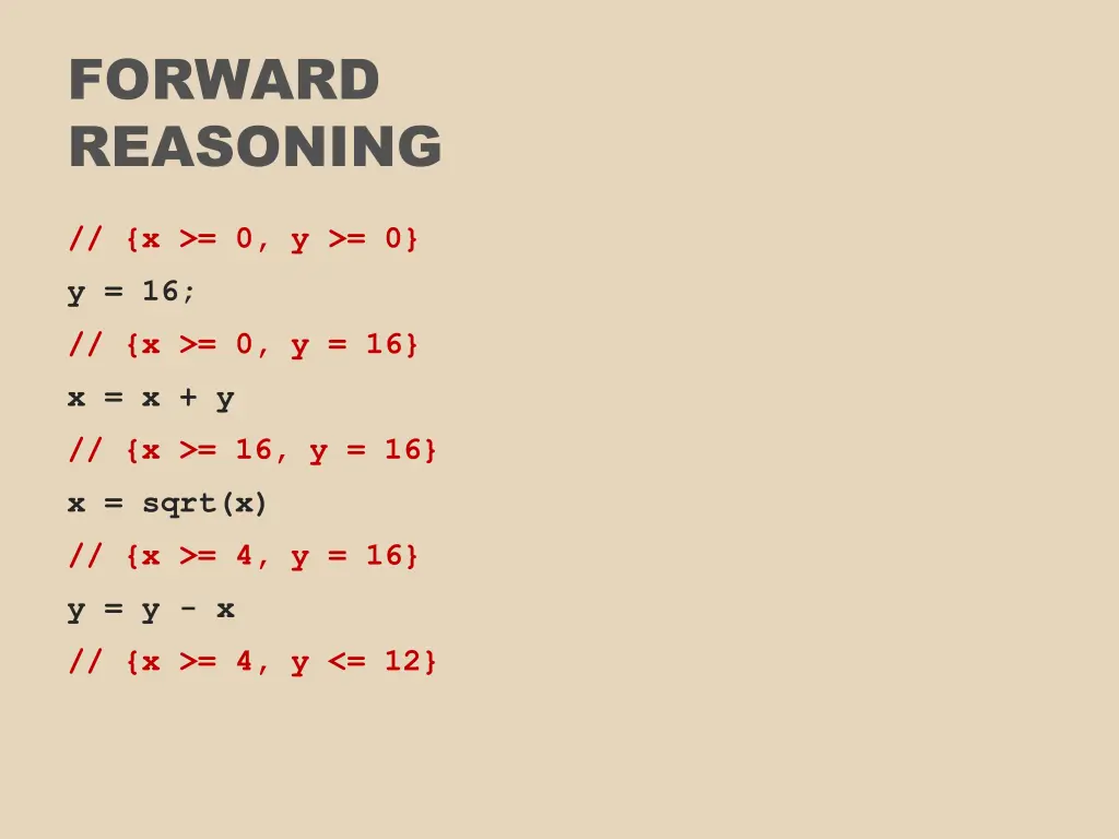 forward reasoning 5
