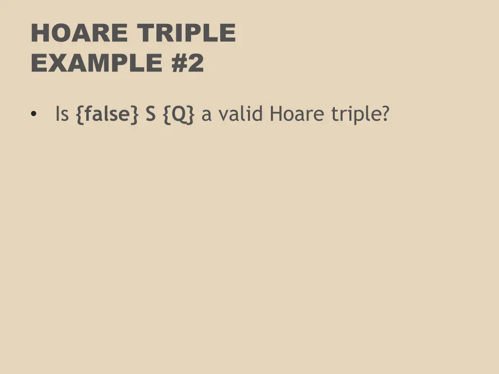 hoare triple example 2